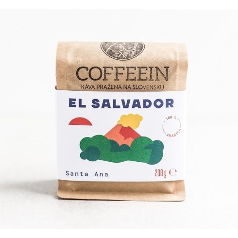 COFFEEIN El Salvador Santa Ana szemes kávé , 200 g