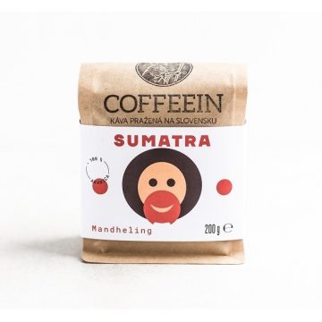 COFFEEIN Szumátra Mandheling szemes kávé, 200 g