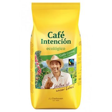   BIO Café INTENCIÓN ecológico Crema, Fairtrade, 100% Arabica, szemes kávé, 1000 g    