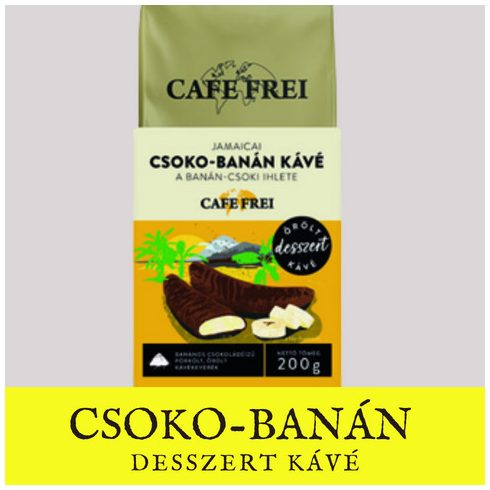 CAFE FREI "Jamaicai Csoko-Banán" őrölt kávé, 200 g