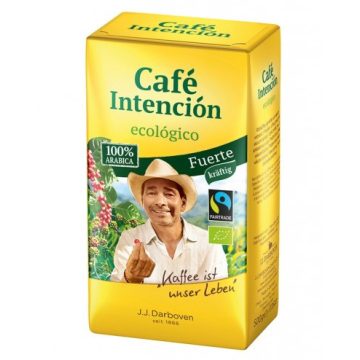  Café Intención ecológ., BIO-Fairtrade 100% Arabica őrölt kávé, 500 g