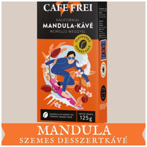 Cafe Frei szemes kávé "Kaliforniai mandula" morello meggyel, 125g