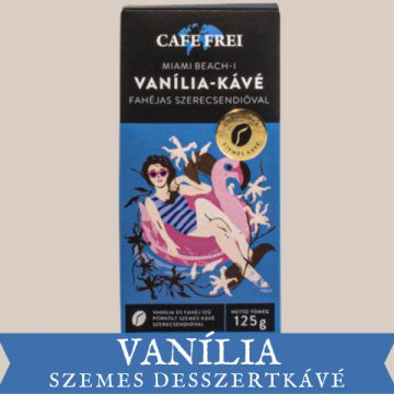   Cafe Frei szemes kávé Miami Vanília fahéjjal és szerecsendióval, 125 g