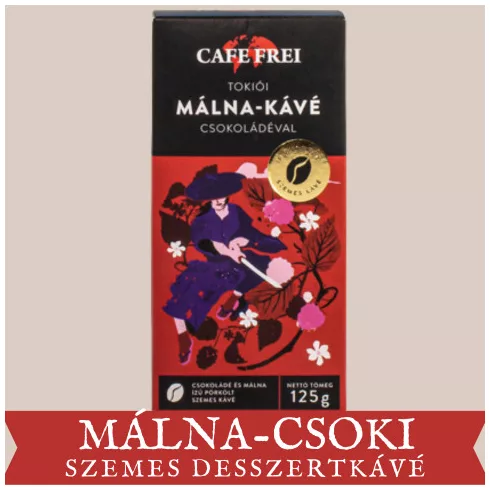 Cafe Frei szemes kávé Tokiói csokoládés-málna, 125 g