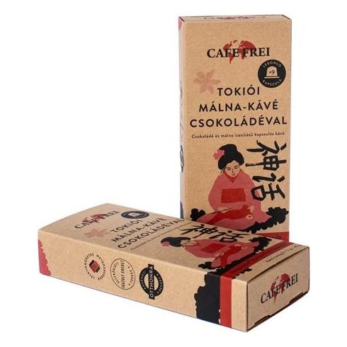 Cafe Frei "Tokiói csokoládés-málna" kávékapszula, 9 db