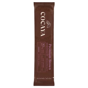COCAYA Premium Brown Sticks 27%, Forró csokoládé, 10 db