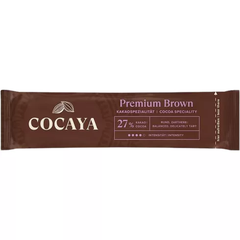 COCAYA Premium Brown Sticks 27%, Forró csokoládé, 10 db