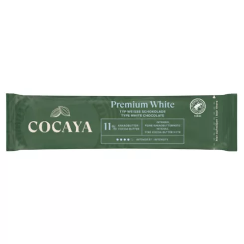 COCAYA Classic White Sticks 11%, Forró csokoládé, fehér, 10 db