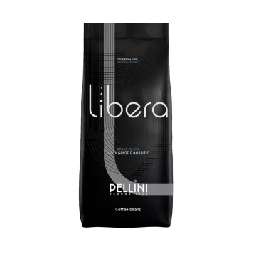   Pellini LIBERA prémium KOFFEINMENTES szemes kávé, 500 g (Természetes eljárás!)