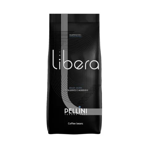 Pellini LIBERA prémium KOFFEINMENTES szemes kávé, 500 g (Természetes eljárás!)