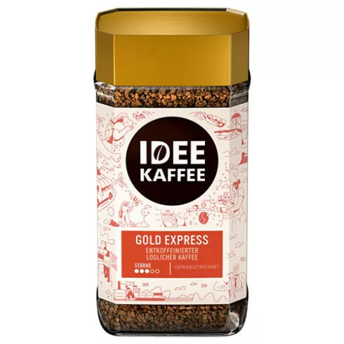 IDEE Kaffee Classic INSTANT KOFFEINMENTES, 200 g/üveg                         