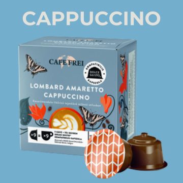   Cafe Frei DG Lombard amaretto CAPPUCCINO (Dolce Gusto kapszula)