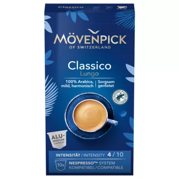 Mövenpick Classico, LUNGO, nespresso kávékapszula