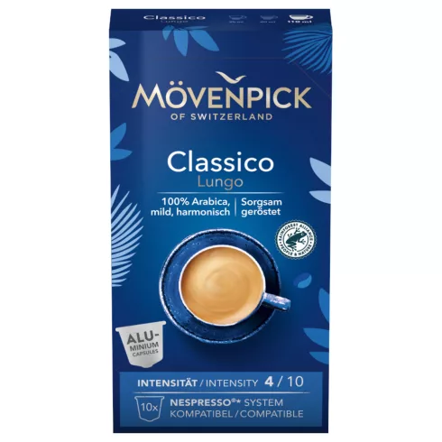 Mövenpick Classico, LUNGO, nespresso kávékapszula