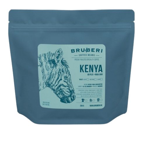 Bruberi KENYA PEABERRY szemes kávé 250g