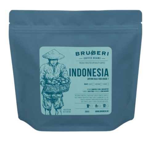 Bruberi INDONESIA szemes kávé 250g