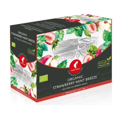 Julius Meinl BIG BAG Organic tea STRAWBERRY MINT BREEZE, 20 db