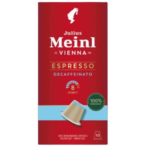 Julius Meinl , ESPRESSO DECAFFEINATO,  koffeinmentes kapszula, 10 db