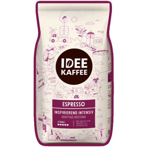 IDEE KAFFEE ESPRESSO 1000g  Csersavszegény, gyomorkíméló  szemes kávé,