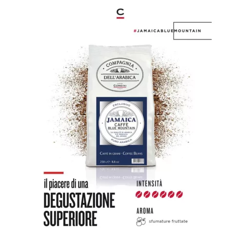 Jamaica Blue Mountain Caffé szemes kávé, 250g