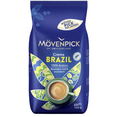Mövenpick BRAZIL CREMA szemes kávé, 750 g
