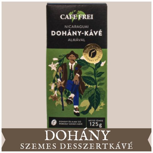 Cafe Frei szemes kávé Nicaraguai dohány, 125 g