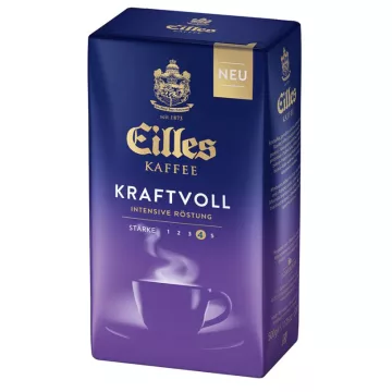 EILLES KRAFTVOLL Kaffee, intenzív, Őrölt kávé, 500g ÚJ