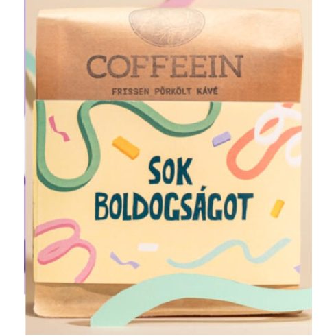 Sok Boldogságot - COFFEEIN szemes kávé 200 g