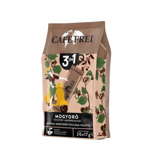 Cafe Frei 3in1 Római Mogyoró instant kávé, 20 db