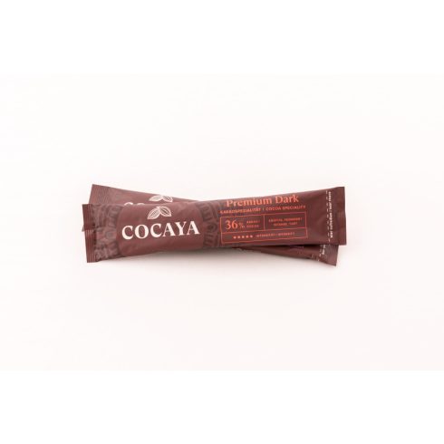 Cocoya 36% ÉT Forró csoki STICK, egy adagos kiszerelés, 10 db
