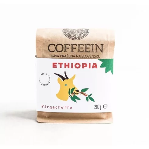 COFFEEIN ETIOPIA Yirgacheffe (Arabica szemes kávé) - Világos pörkölés