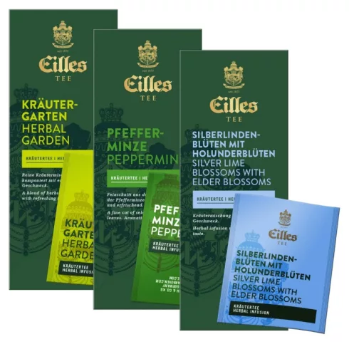 Eilles Tea Gyögynövény Tea Válogatás – 3 féle DELUX gyógynövénytea (3x25 db=75 filter)