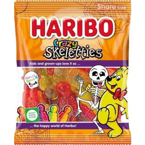 Haribo Crazy Skeletties, 160g