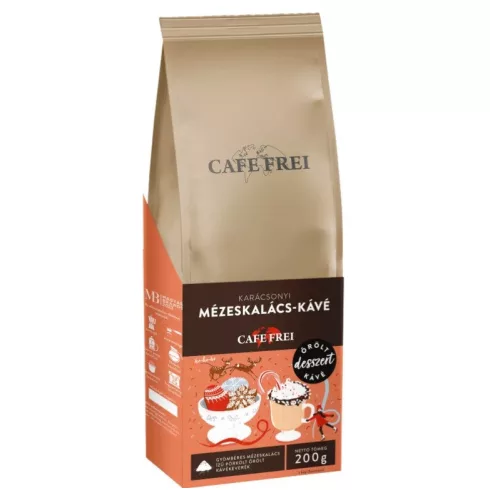 Cafe Frei Karácsonyi MÉZESKALÁCS, őrölt kávé, 200 g
