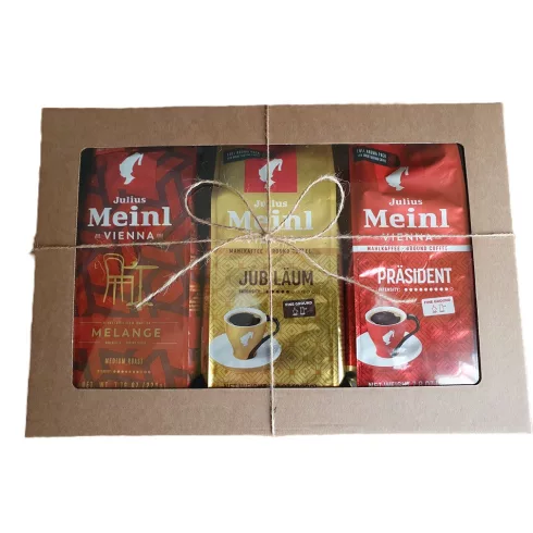 Julius Meinl klasszikus őrölt kávék - Karácsonyi ajándékcsomag