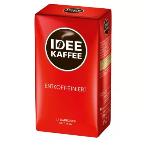 IDEE KAFFEE entkof, csersavszegény koffeinmentes őrölt kávé, 500 g 